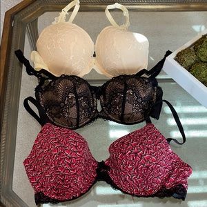 NWOT Bundle 3 Adore Me bras size 36C